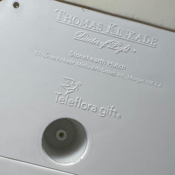 Thomas Kinkade Stonehearth Hutch Teleflora Gift Christmas Village - Picture 8 of 13